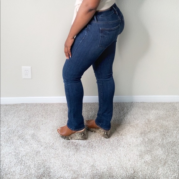 LOFT Modern Straight Denim Jeans - Picture 5 of 7